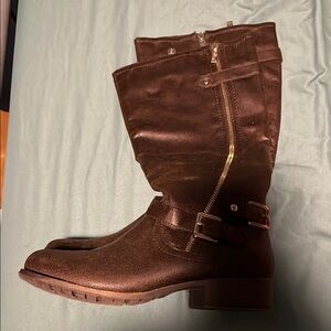 Stylish Brown Leather Boots
